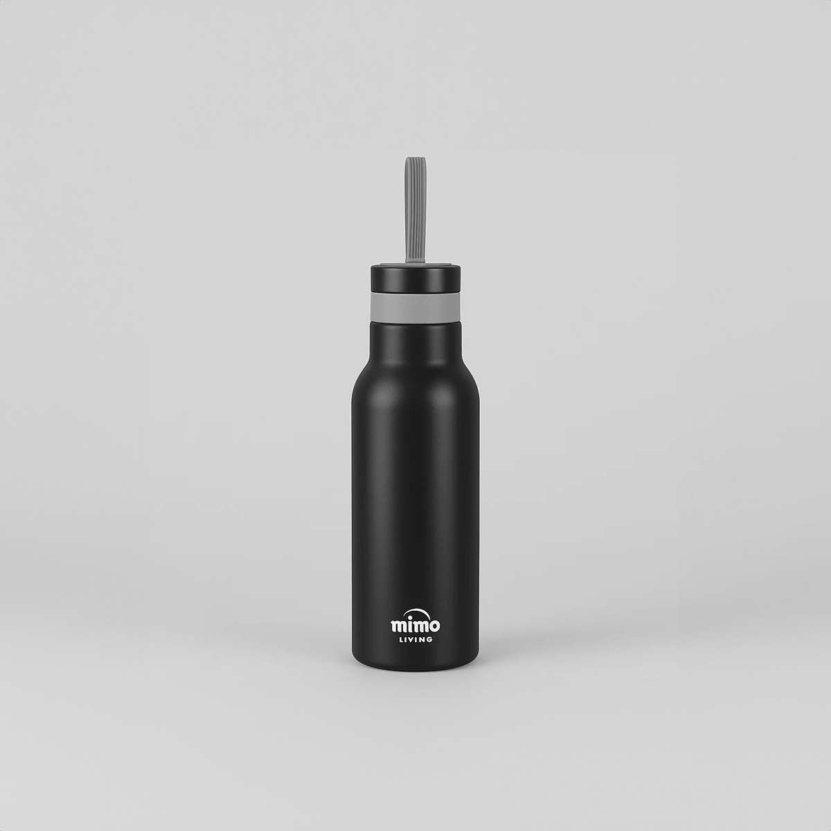 Mimo Grey Matte 500ml Sports Bottle