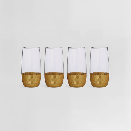 Set Of Four Astrid High Ball Glasses