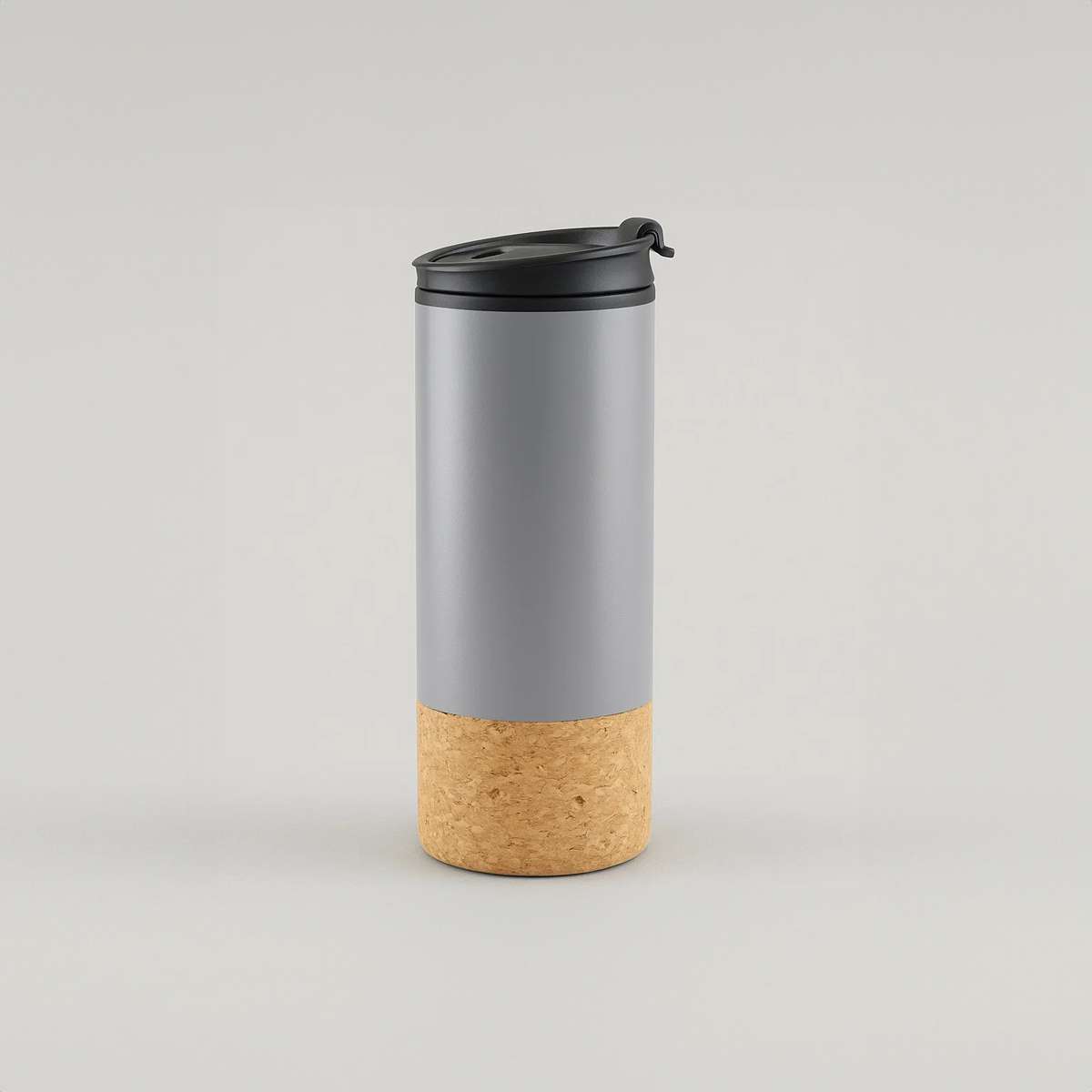 Mimo Cool Grey Double Wall Travel Mug