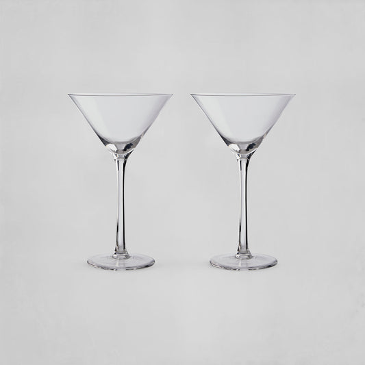 Mila Set Of 2 Martini Glasses