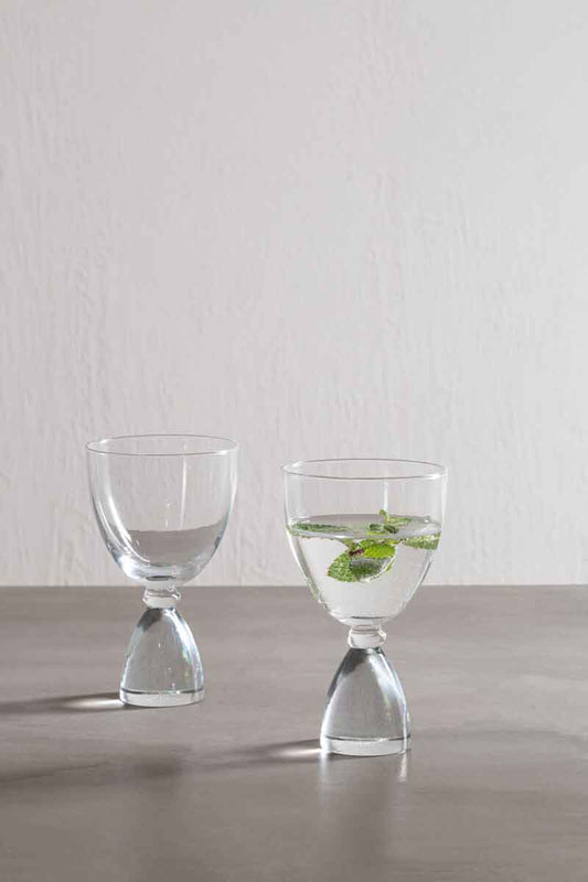 Mila Set Of 2 Clear Cocktail Glasses