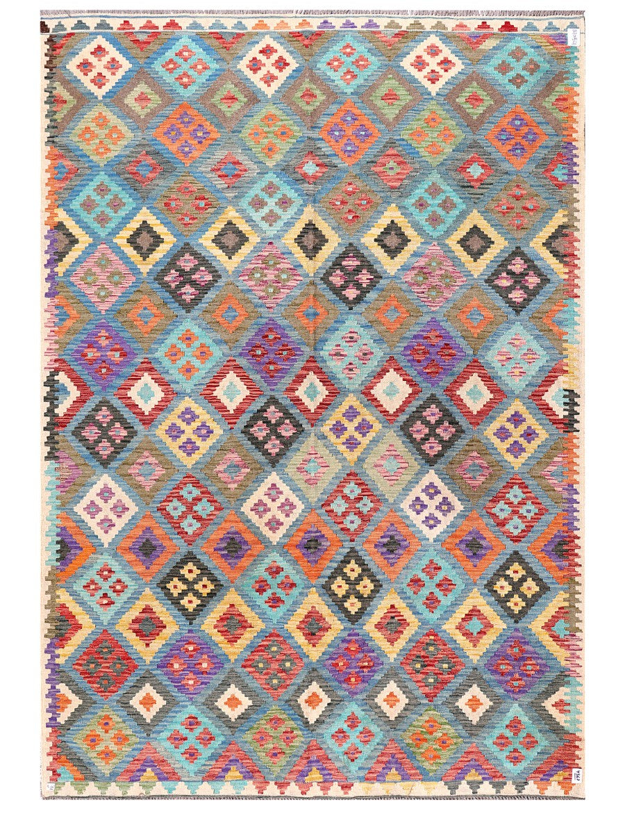 Maimana Afghanistan Kilim Rug - 292 x205 cm