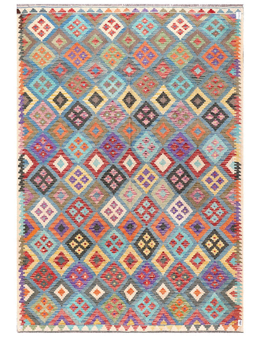 Maimana Afghanistan Kilim Rug - 292 x205 cm