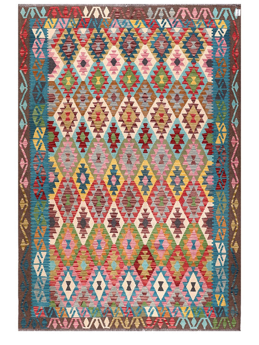 Maimana Afghanistan Kilim Rug - 299 x207 cm