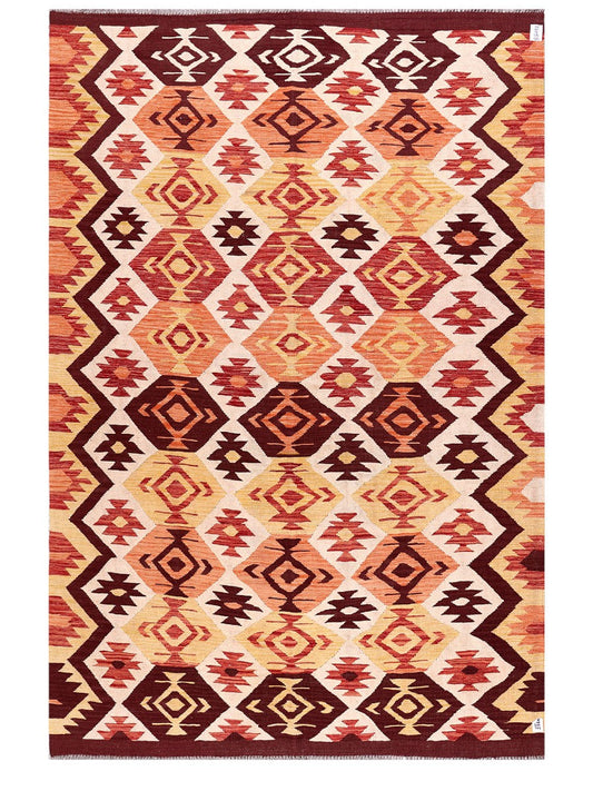 Maimana Afghanistan Kilim Rug - 290 x195 cm
