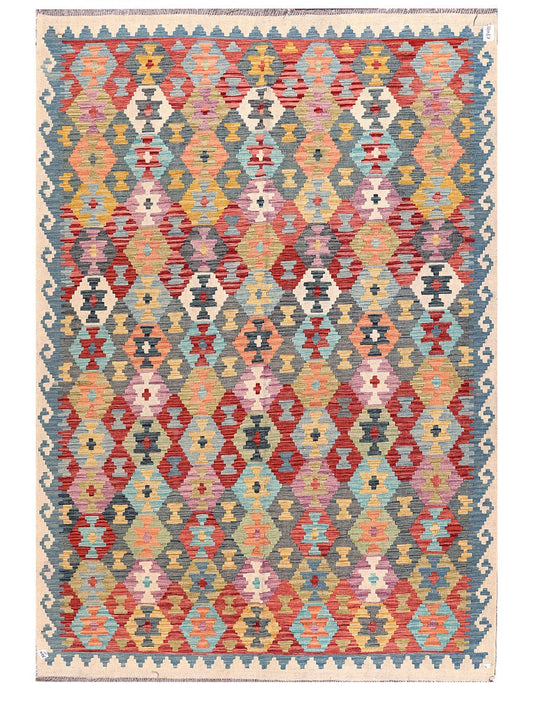 Maimana Afghanistan Kilim Rug - 287 x201 cm