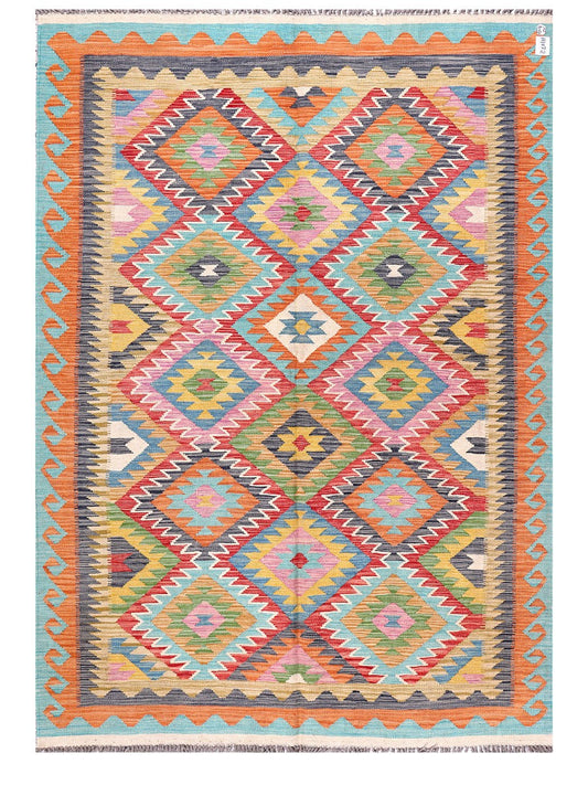 Maimana Afghanistan Kilim Rug - 246 x175 cm