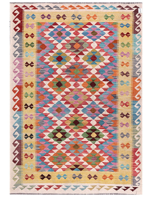 Maimana Afghanistan Kilim Rug - 241 x170 cm