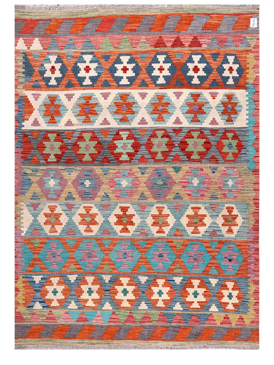 Maimana Afghanistan Kilim Rug - 242 x175 cm