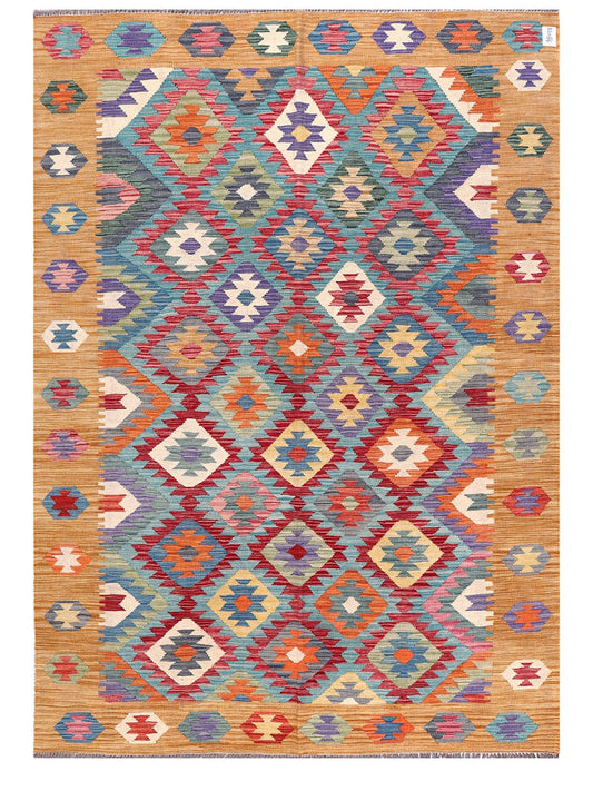 Maimana Afghanistan Kilim Rug - 247 x178 cm