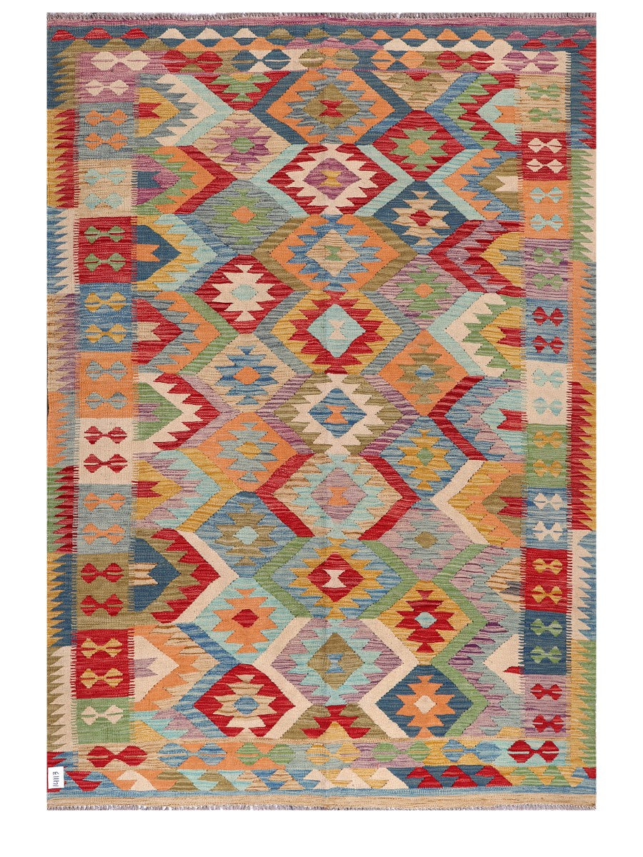 Maimana Afghanistan Kilim Rug - 242 x170 cm