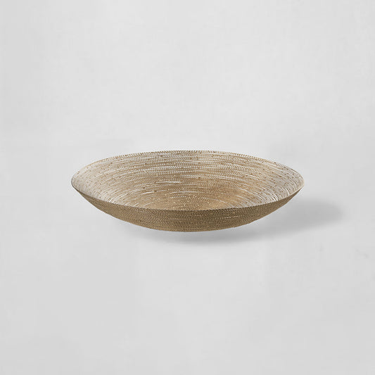 Hege Nickel Twisted Metal Small Decorative Bowl