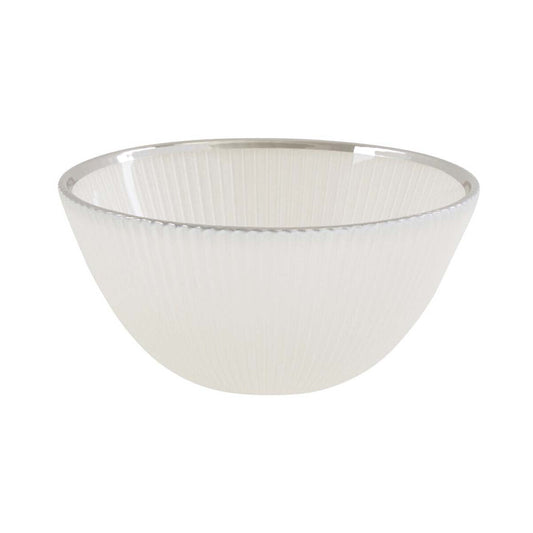 Ida 14.5cm White Glass Bowl
