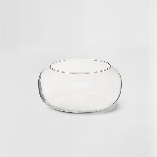 Ambra Clear Glass Bouquet Globe Vase