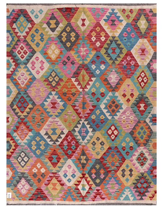 Maimana Afghanistan Kilim Rug - 228 x174 cm