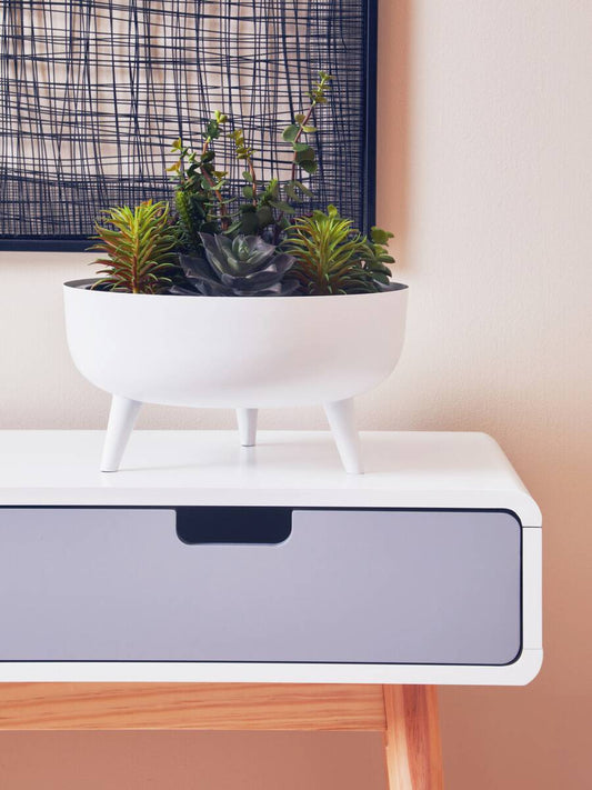 Alina White Planter