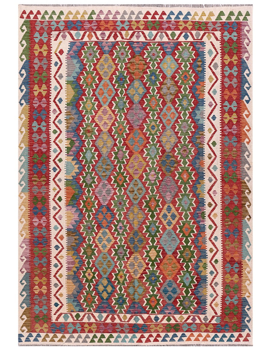 Maimana Afghanistan Kilim Rug - 301 x210 cm