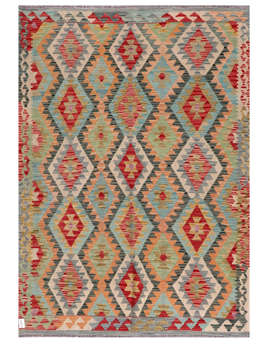 Maimana Afghanistan Kilim Rug - 215 x153 cm