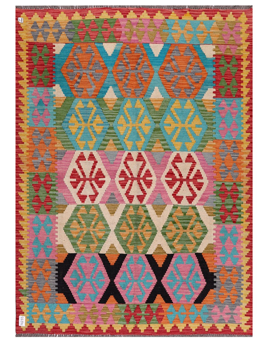 Maimana Afghanistan Kilim Rug - 205 x150 cm