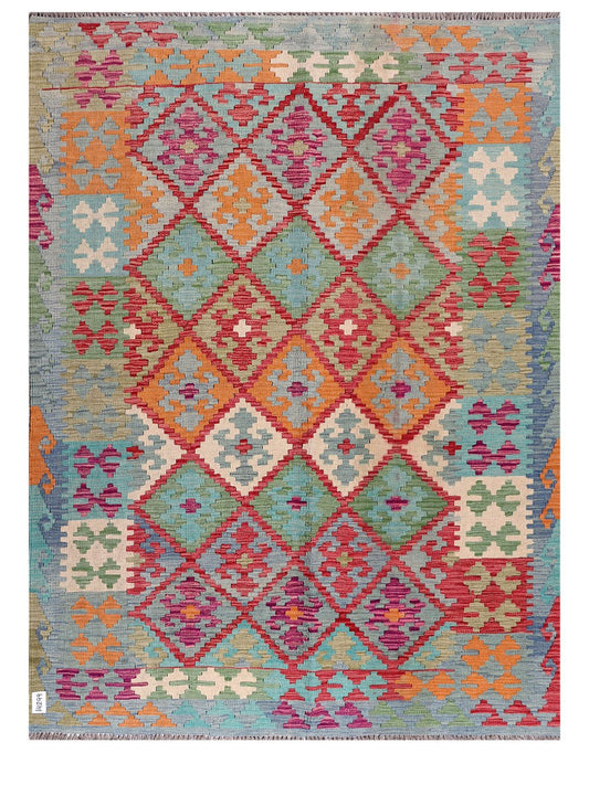Maimana Afghanistan Kilim Rug - 207 x157 cm