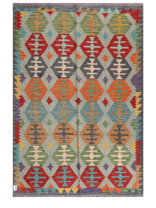 Maimana Afghanistan Kilim Rug - 212 x146 cm
