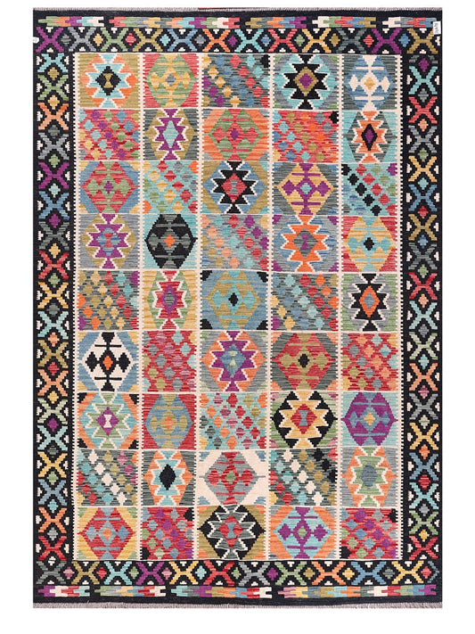 Maimana Afghanistan Kilim Rug - 306 x212 cm