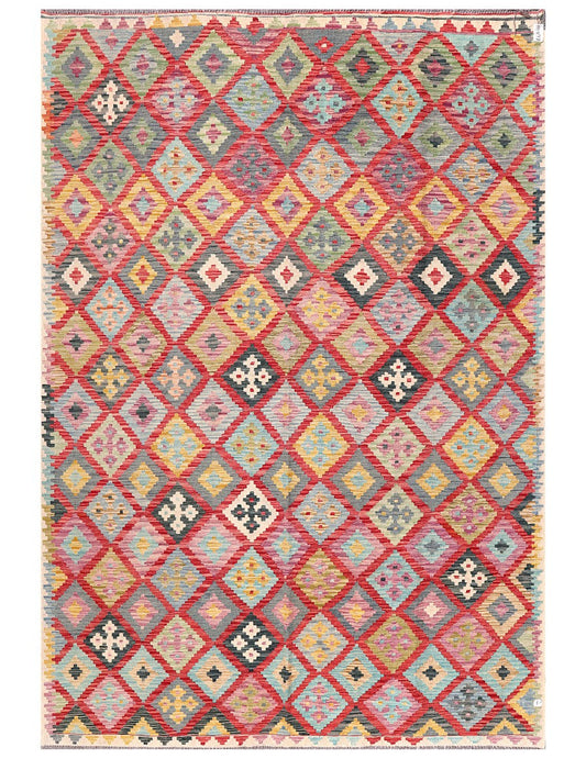 Maimana Afghanistan Kilim Rug - 294 x204 cm