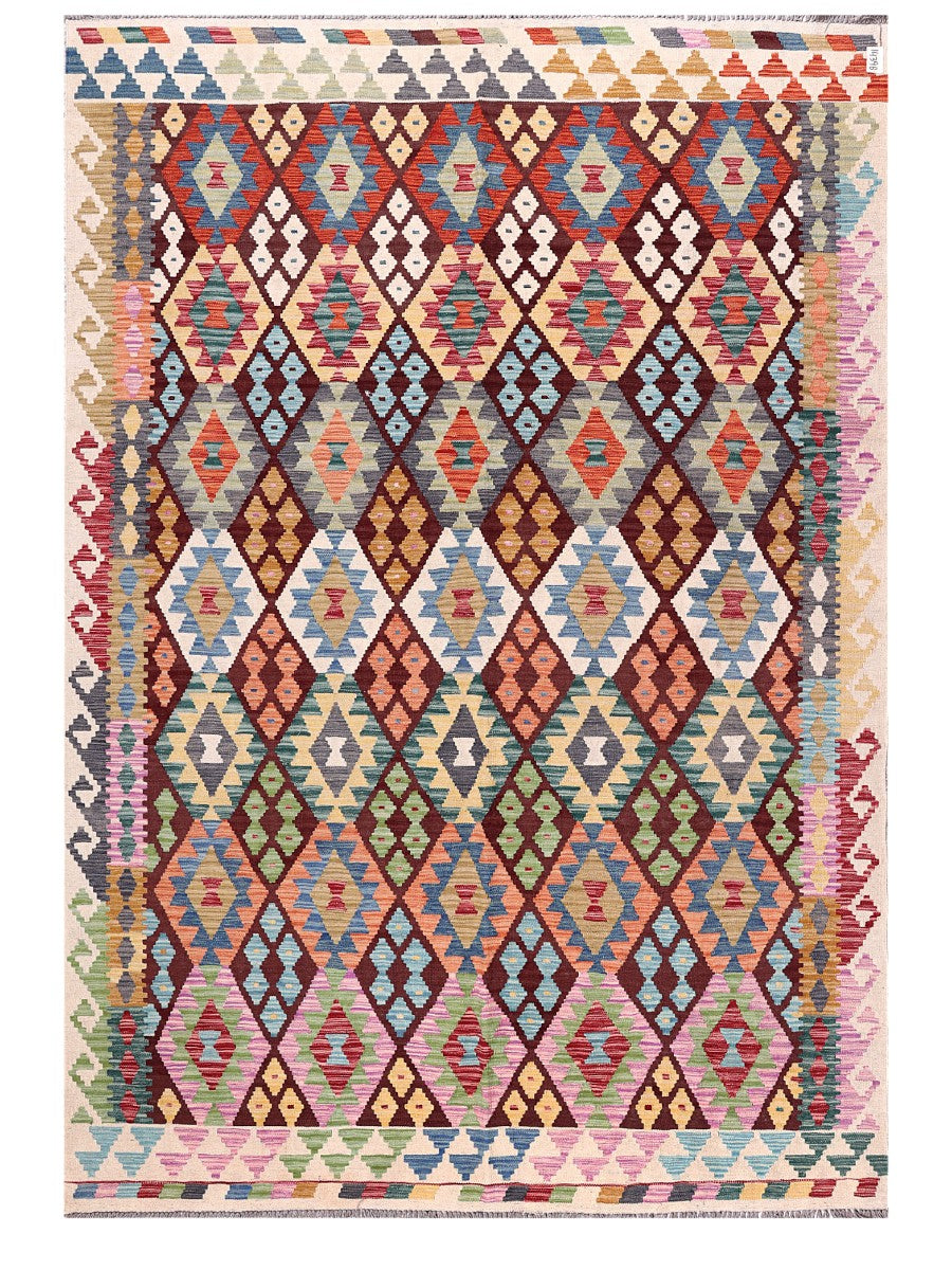 Maimana Afghanistan Kilim Rug - 294 x205 cm
