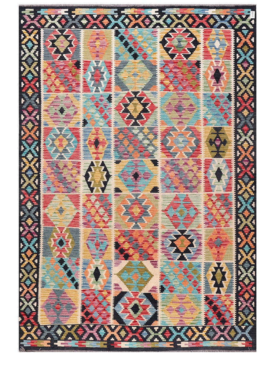 Maimana Afghanistan Kilim Rug - 302 x210 cm