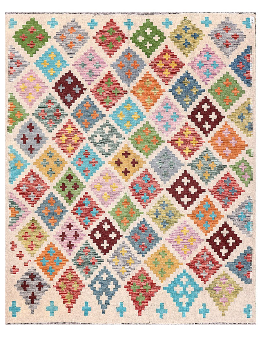 Maimana Afghanistan Kilim Rug - 290 x237 cm
