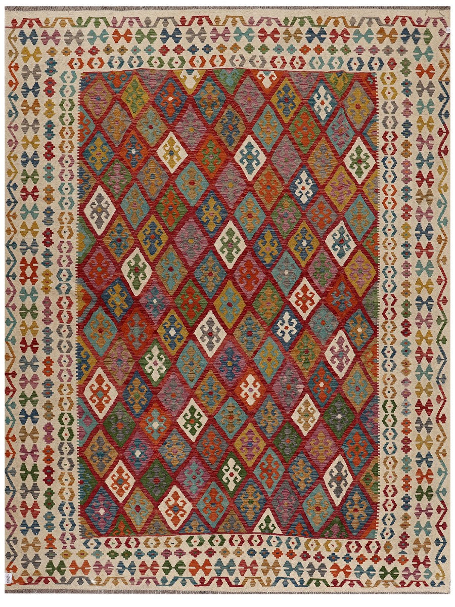 Maimana Afghanistan Kilim Rug - 343 x264 cm