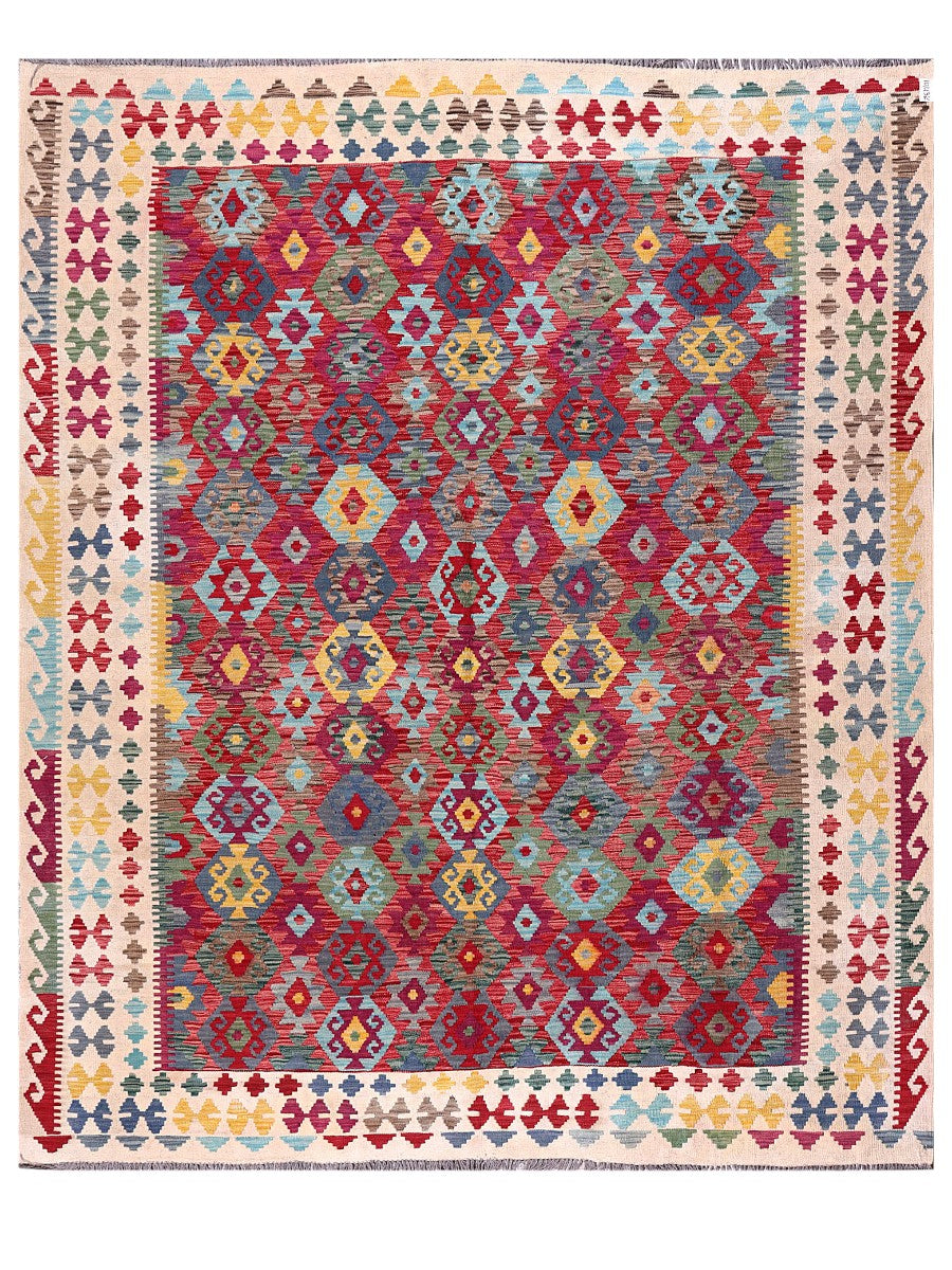 Maimana Afghanistan Kilim Rug - 295 x247 cm