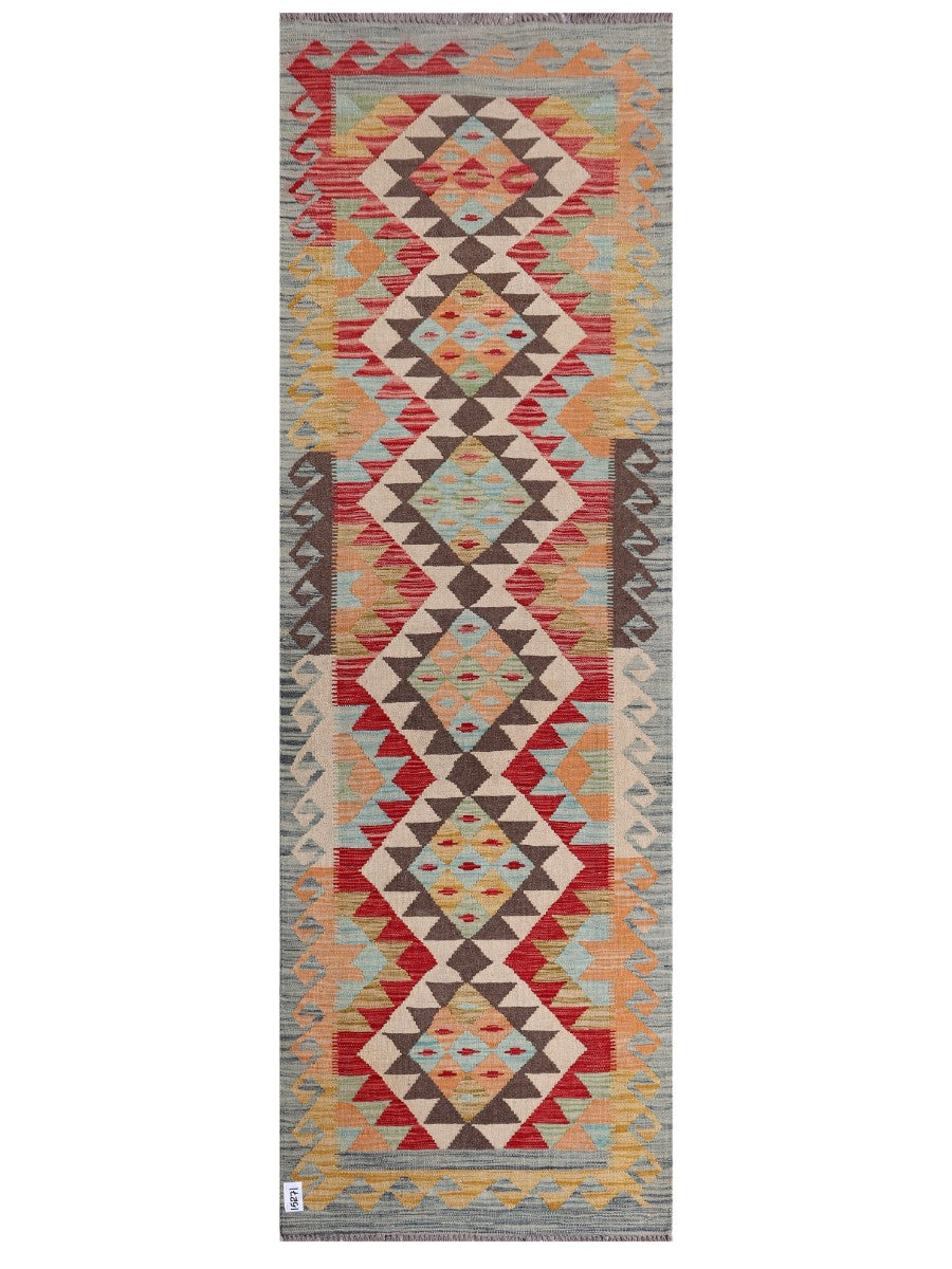 Maimana Afghanistan Kilim Runner - 247 x 81 cm