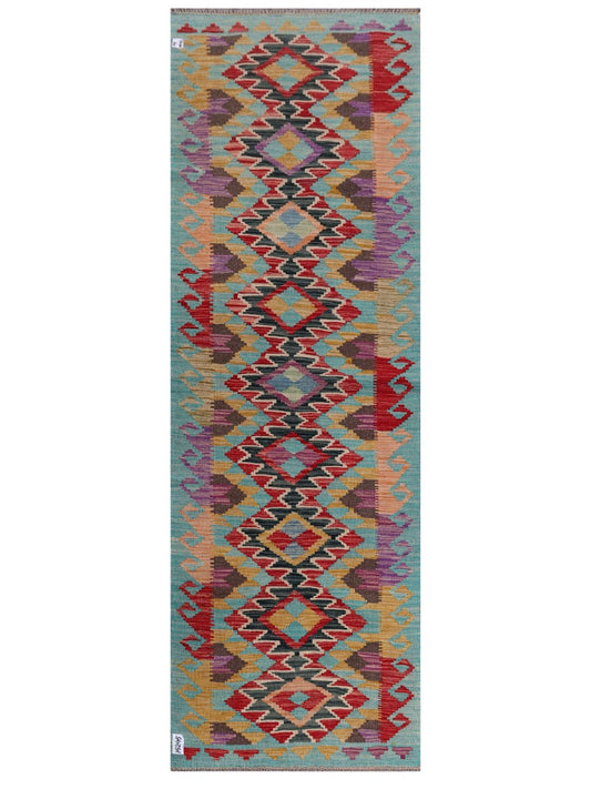 Maimana Afghanistan Kilim Runner - 245 x 82 cm