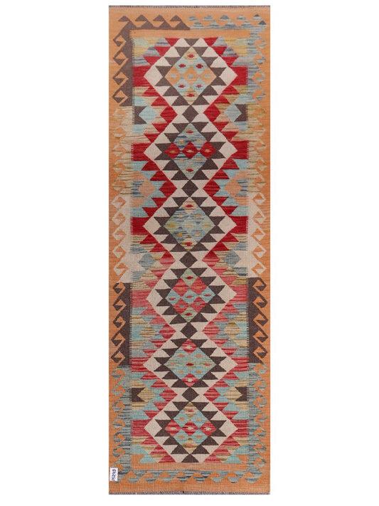 Maimana Afghanistan Kilim Runner - 246 x 83 cm