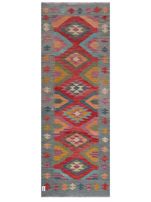 Maimana Afghanistan Kilim Rug - 235 x 85 cm