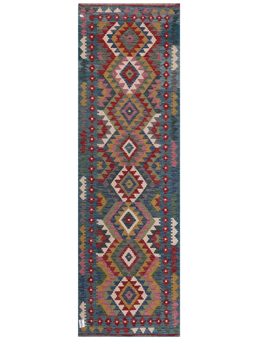 Maimana Afghanistan Kilim Runner - 289 x 90 cm