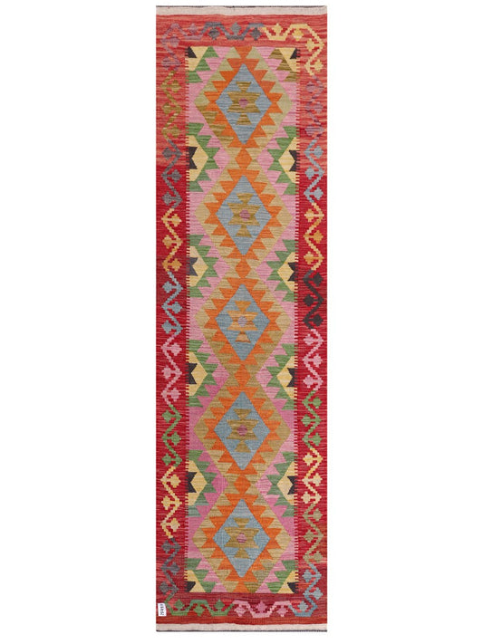 Maimana Afghanistan Kilim Runner - 291 x 81 cm