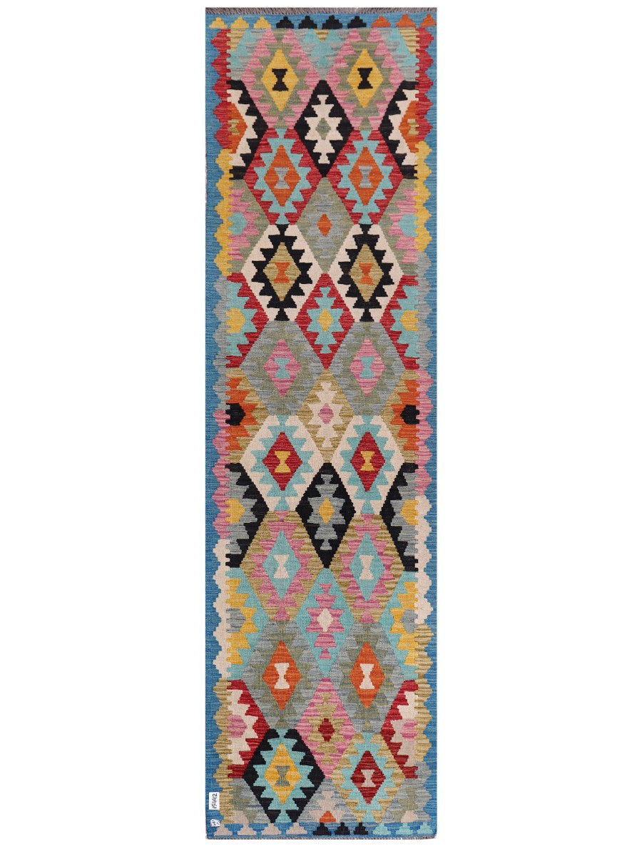 Maimana Afghanistan Kilim Runner - 300 x 85 cm