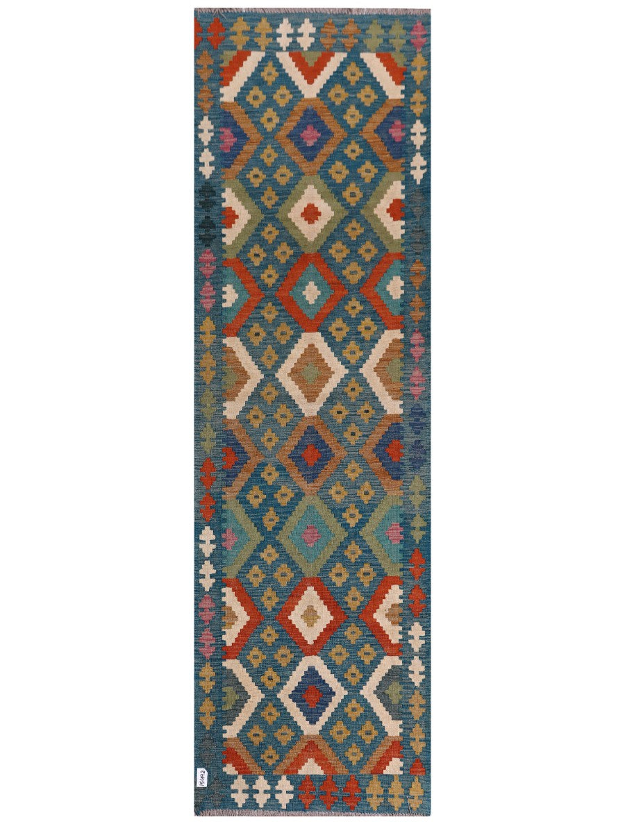 Maimana Afghanistan Kilim Runner - 285 x 85 cm