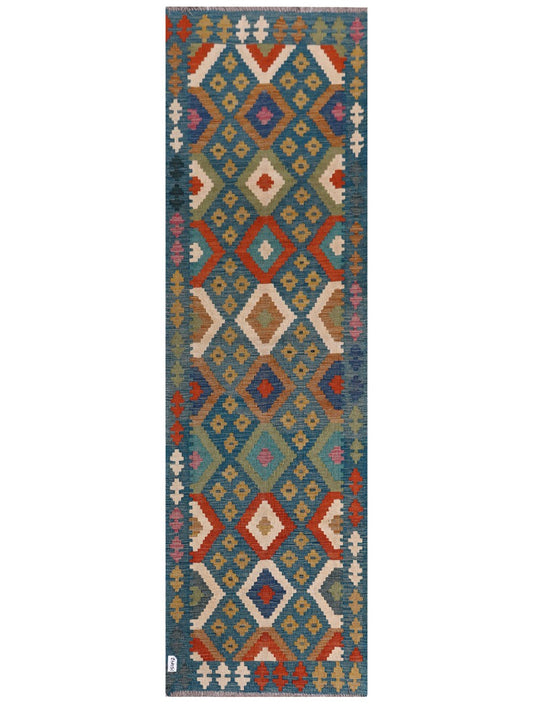 Maimana Afghanistan Kilim Runner - 285 x 85 cm