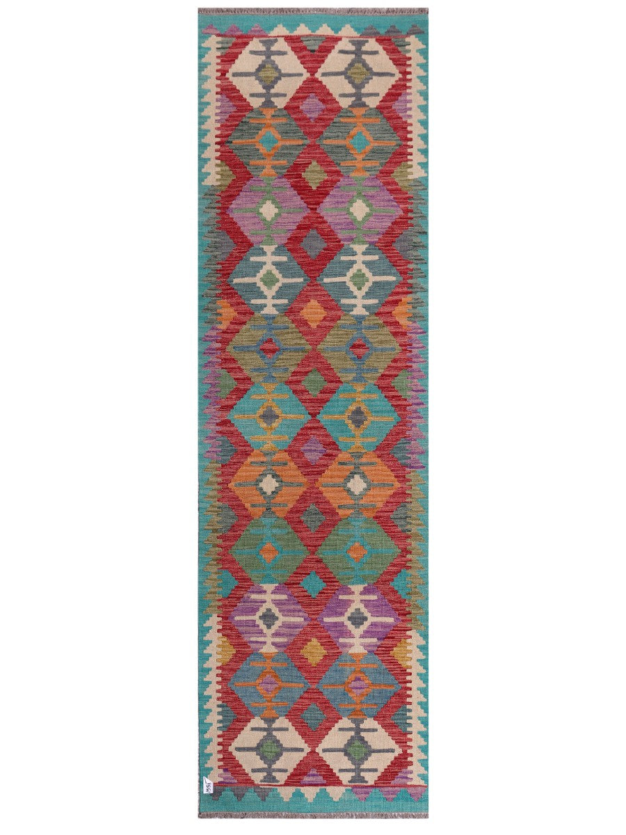 Maimana Afghanistan Kilim Runner - 297 x 86 cm