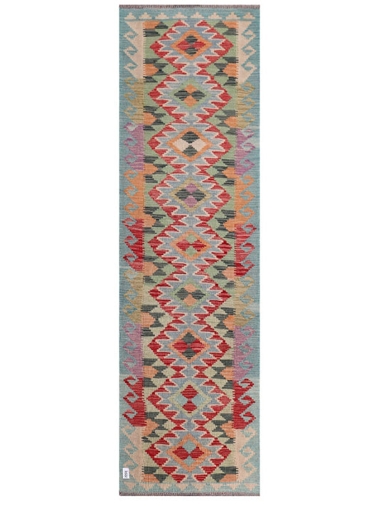 Maimana Afghanistan Kilim Runner - 298 x 87 cm