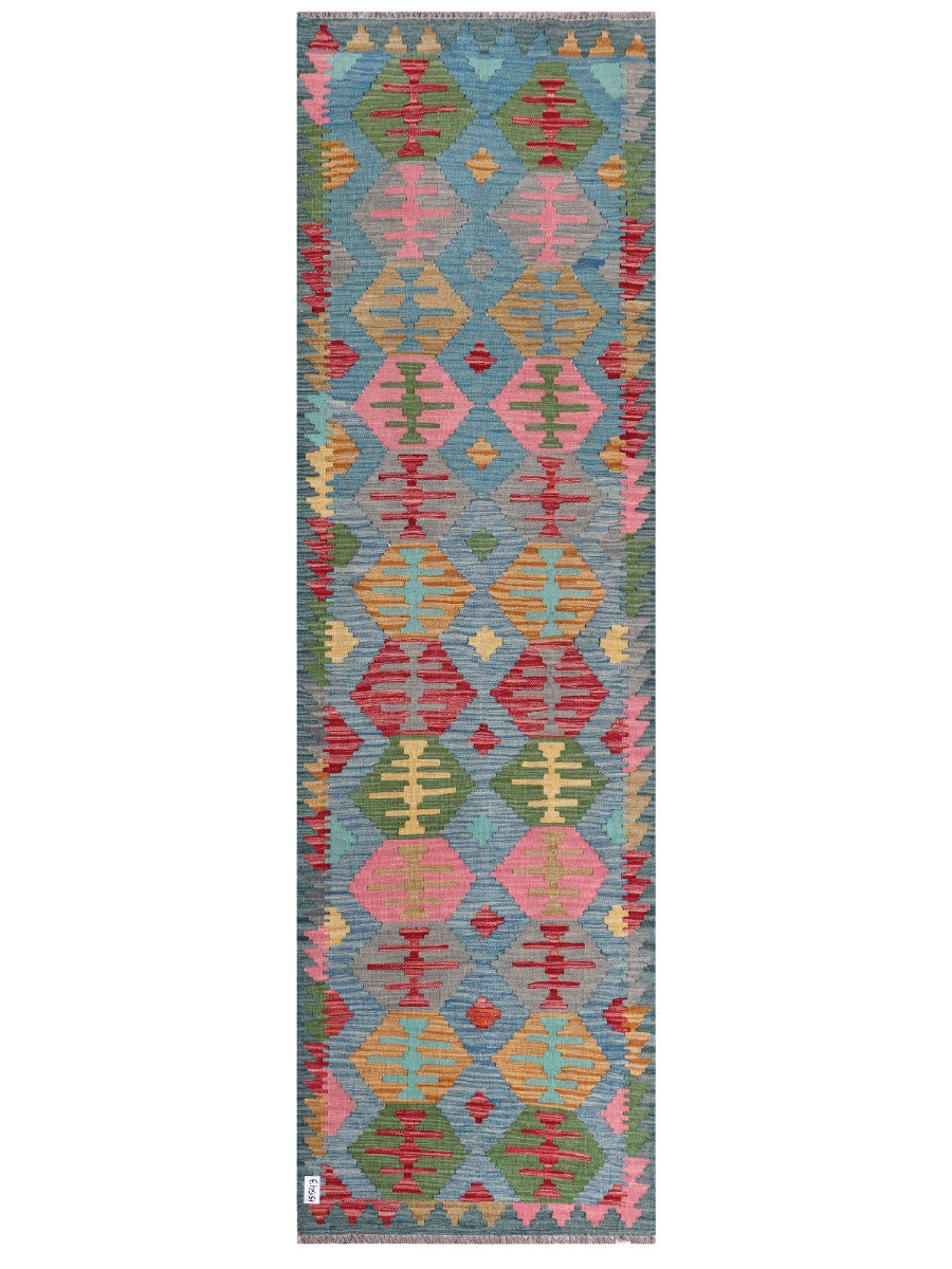 Maimana Afghanistan Kilim Runner - 280 x 83 cm