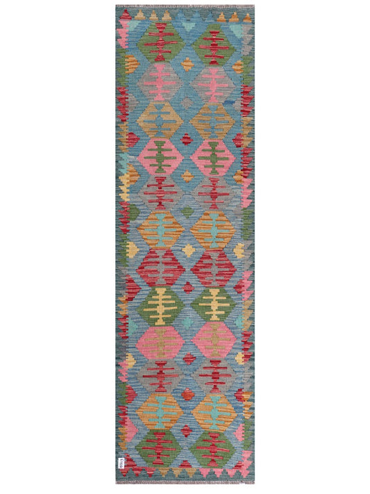 Maimana Afghanistan Kilim Runner - 280 x 83 cm
