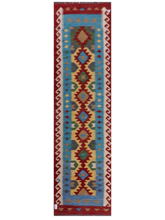 Maimana Afghanistan Kilim Runner - 289 x 79 cm