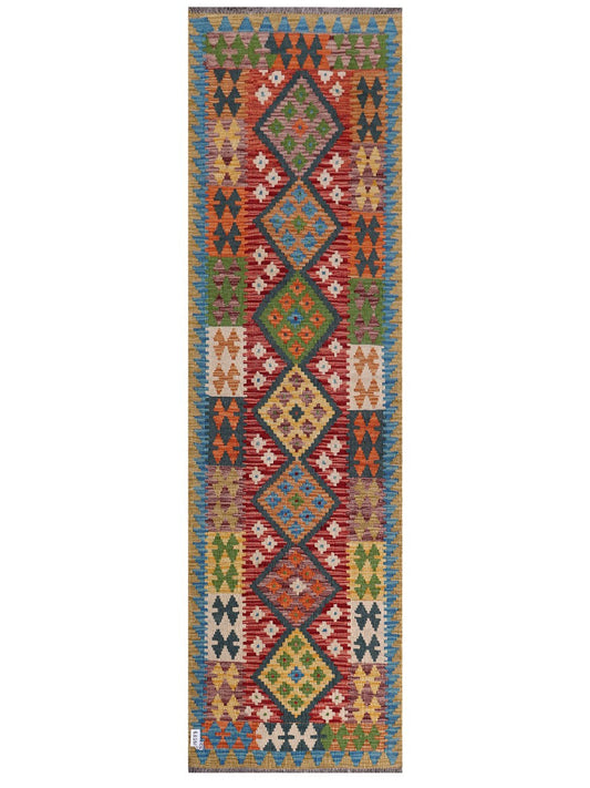 Maimana Afghanistan Kilim Runner - 291 x 83 cm