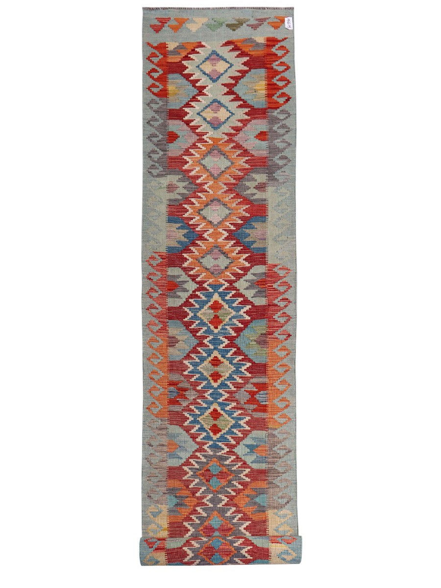 Maimana Afghanistan Kilim Runner - 486 x 82 cm