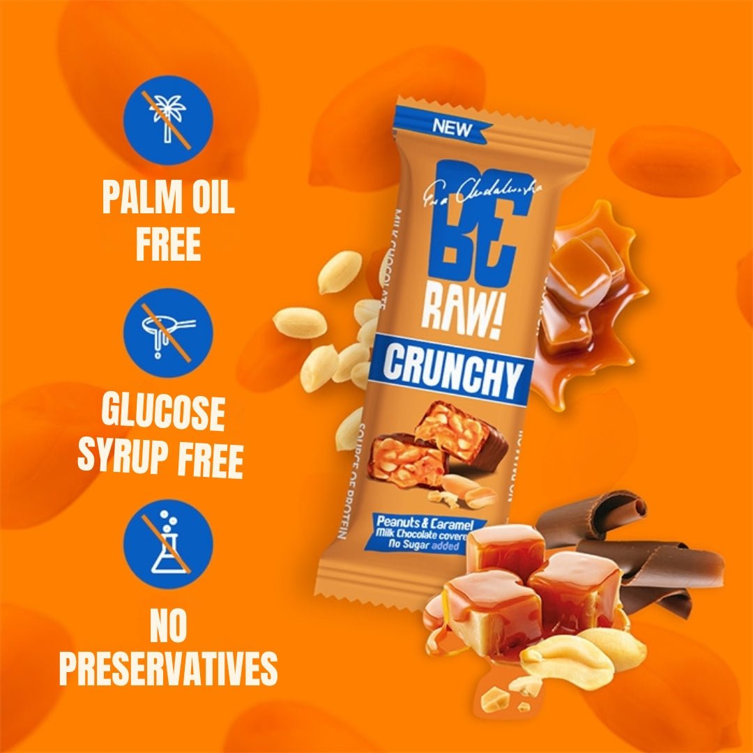 Crunchy Peanuts & Caramel Bar 40g