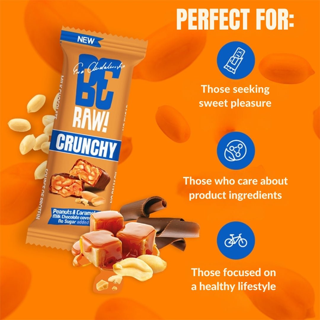 15x Crunchy Peanuts & Caramel Bar 40g
